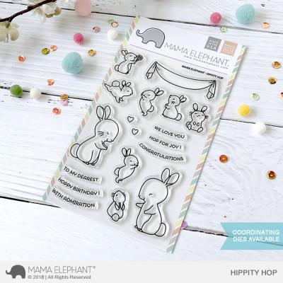 Mama Elephant Clear Stamps - Hippity Hop